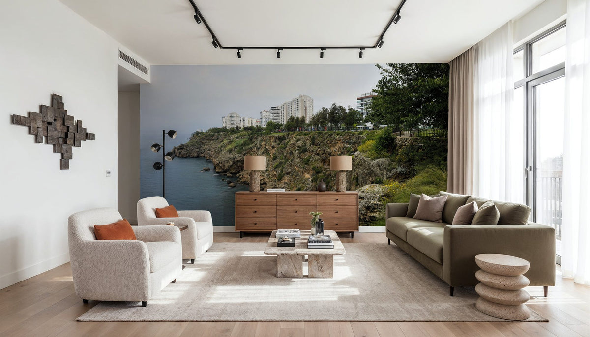 Cliffside Vista Mural Wallpaper - room preview 03