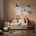 Ducks in the Pumpkin Patch II Mural Wallpaper - room preview 03