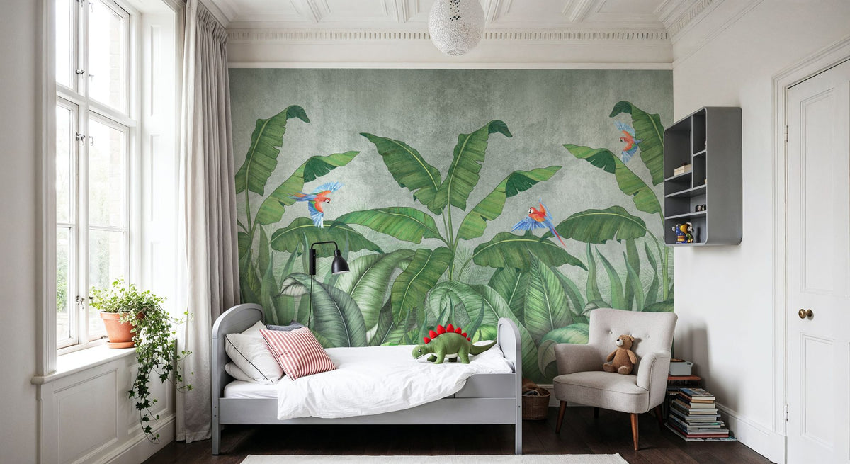 Rainforest Walk Mural Wallpaper - room preview 03