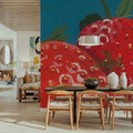 Strawberries Mural Wallpaper - room preview 03