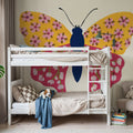 Blooming Butterfly IV Mural Wallpaper - room preview 03