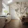 Wildflower Journal Vintage I Mural Wallpaper - room preview 03