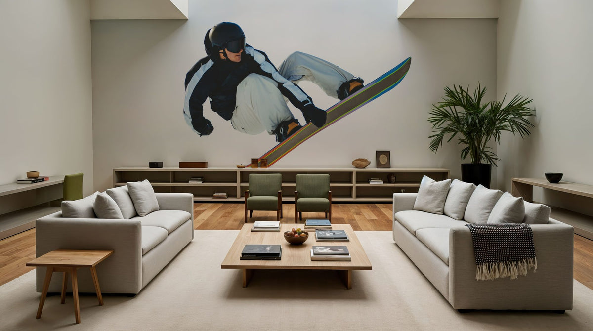 Snow Day IV Mural Wallpaper - room preview 03