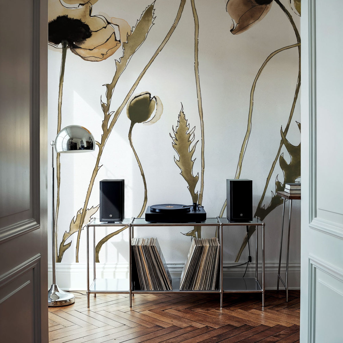 Autumn Orientals Vignette I Mural Wallpaper - room preview 03