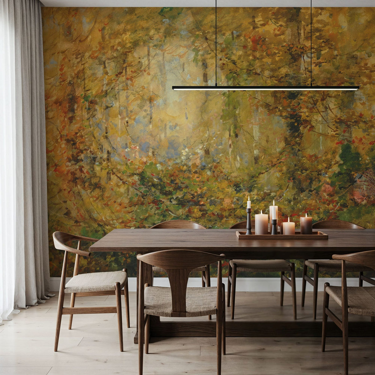 Autumn Tangle Mural Wallpaper - room preview 03
