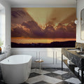 Sunset Symphony Mural Wallpaper - room preview 03