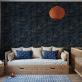 Moonlit Sky Petite, Midnight Mural Wallpaper - room preview 03