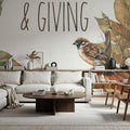 Harvest Home V Mural Wallpaper - room preview 03