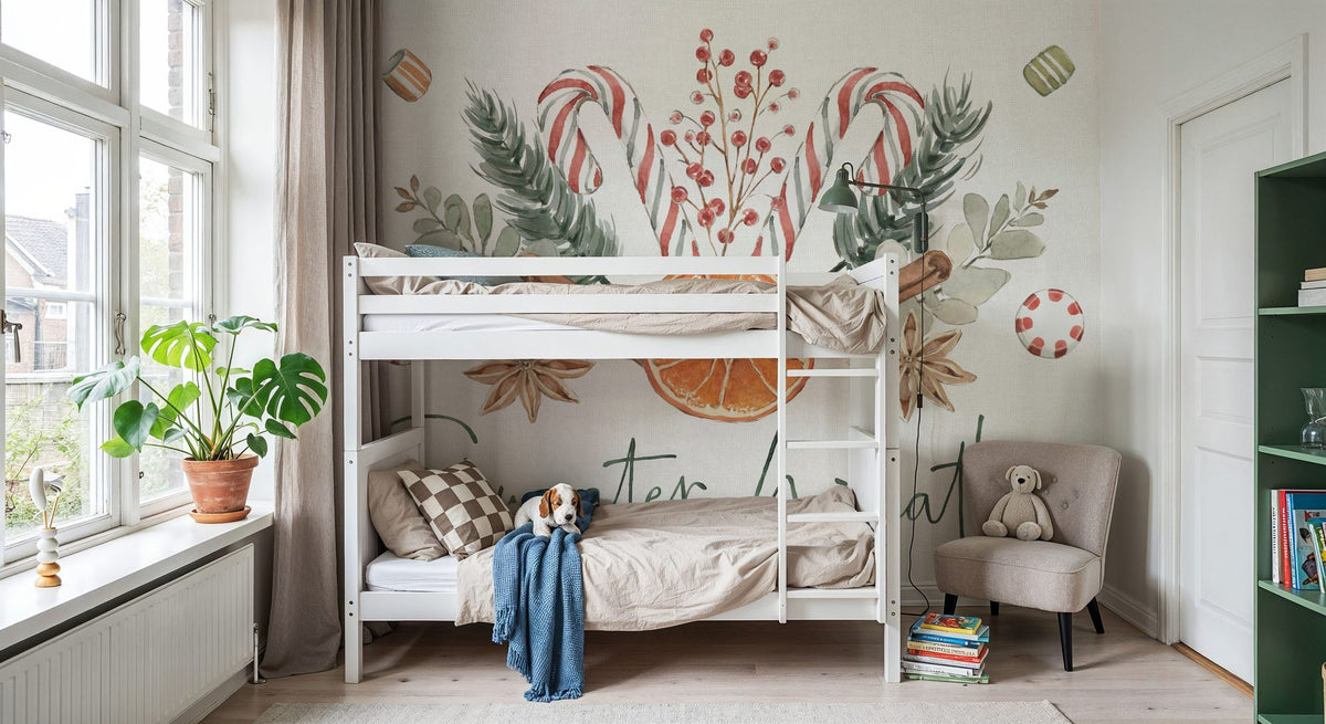 Winter Warmth VII Mural Wallpaper - room preview 03