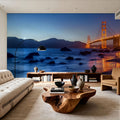 Golden Gate Bridge From Marshall Beach Pt. III Mural Wallpaper - room preview 03