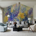 Ethereal Wildflower Mural Wallpaper - room preview 03