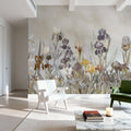 Iris Field Calm Mural Wallpaper - room preview 03
