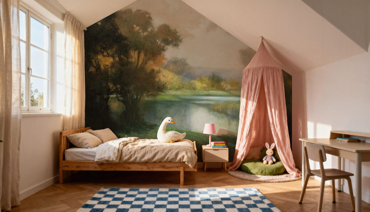 Lakeside Mural Wallpaper - room preview 03