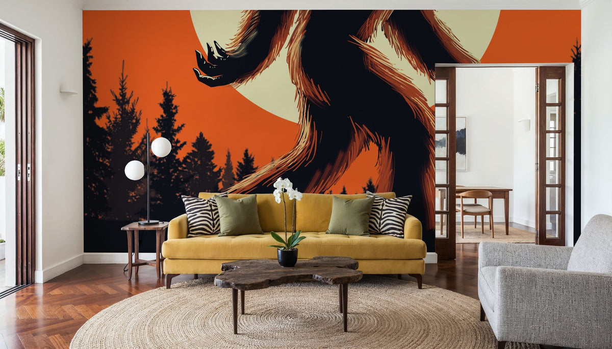 Bigfoot Lake Front Mural Wallpaper - room preview 03