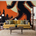 Bigfoot Lake Front Mural Wallpaper - room preview 03