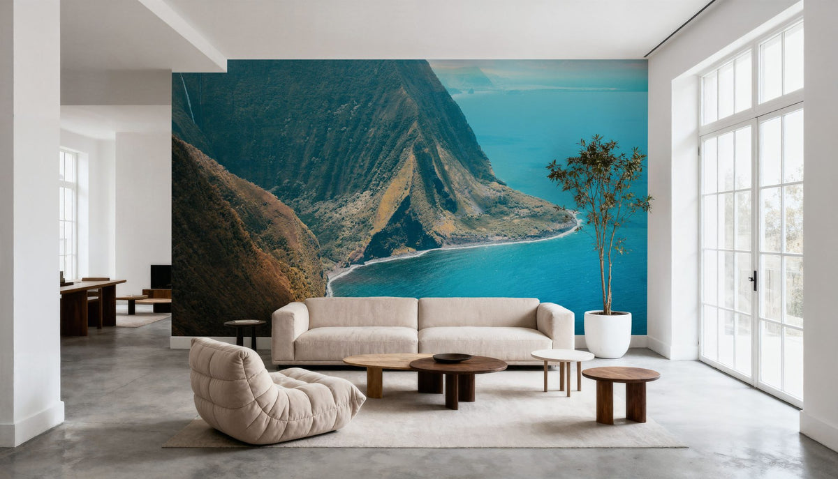 Hawaiian Coast Mural Wallpaper - room preview 03
