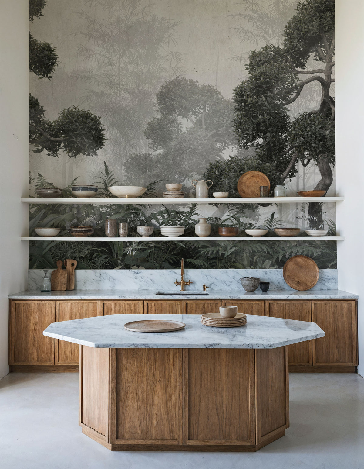 Dainty Trees Mural Wallpaper - room preview 03