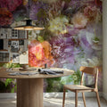 Floral Tapestry Mural Wallpaper - room preview 03