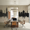 Halberstadt Germany Skyline Concrete Mural Wallpaper - room preview 03
