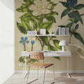 Herbal Botanical IX Mural Wallpaper - room preview 03