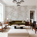 Flower Silhouette No Stain Mural Wallpaper - room preview 03