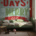Holiday Talk Light II Mural Wallpaper - room preview 03