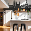 Münster Germany Skyline Black & White Mural Wallpaper - room preview 03