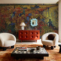 The Red Vineyard Mural Wallpaper - room preview 03