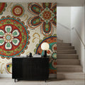 La Vida Medallion Mural Wallpaper - room preview 03
