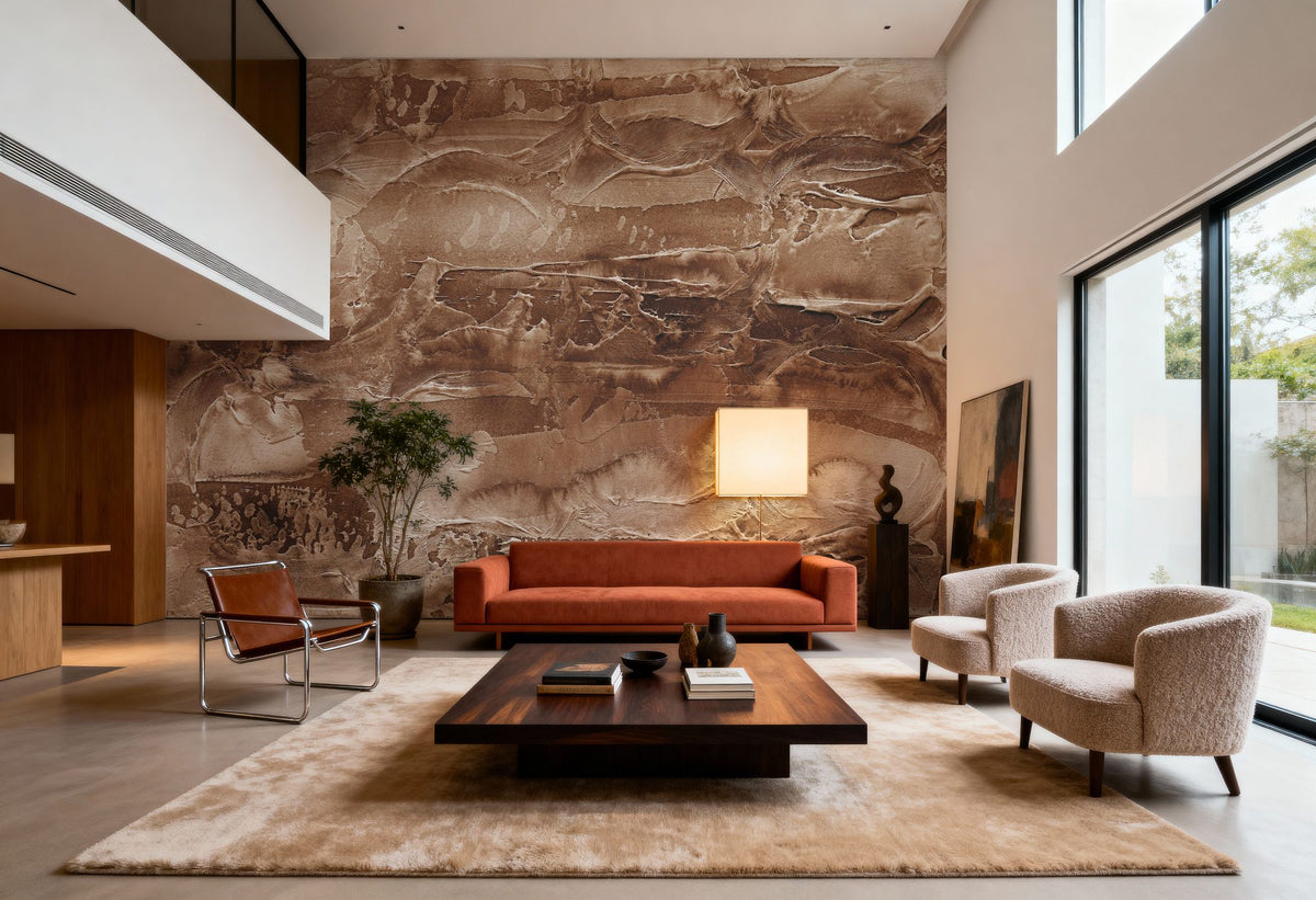 Circular Horizon Mural Wallpaper - room preview 03