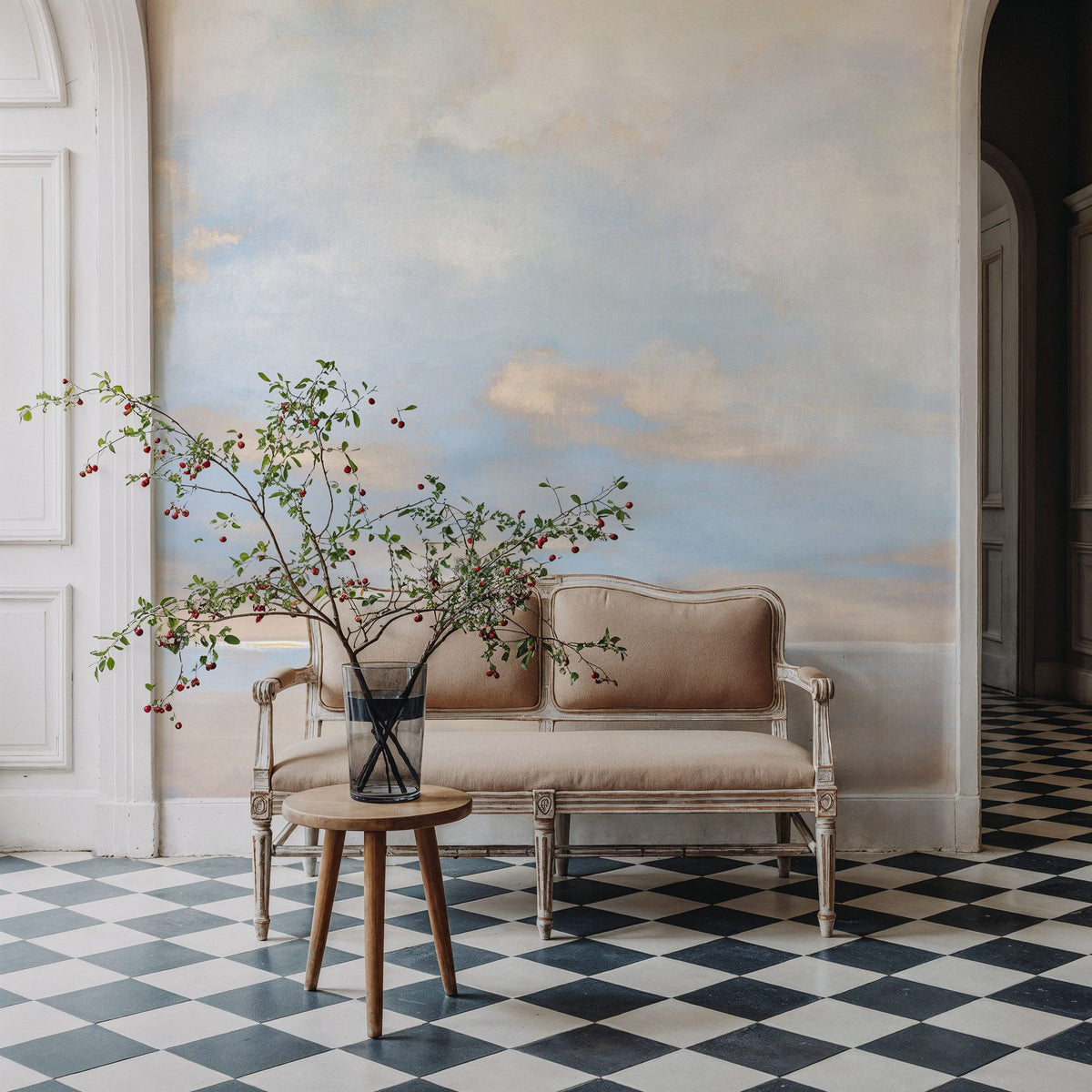 Glint on the Horizon Mural Wallpaper - room preview 03