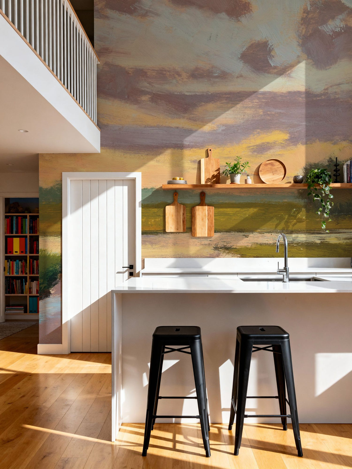 Lowcountry Sunset Mural Wallpaper - room preview 03