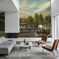 Greetings From the Race Track Mural Wallpaper - room preview 03