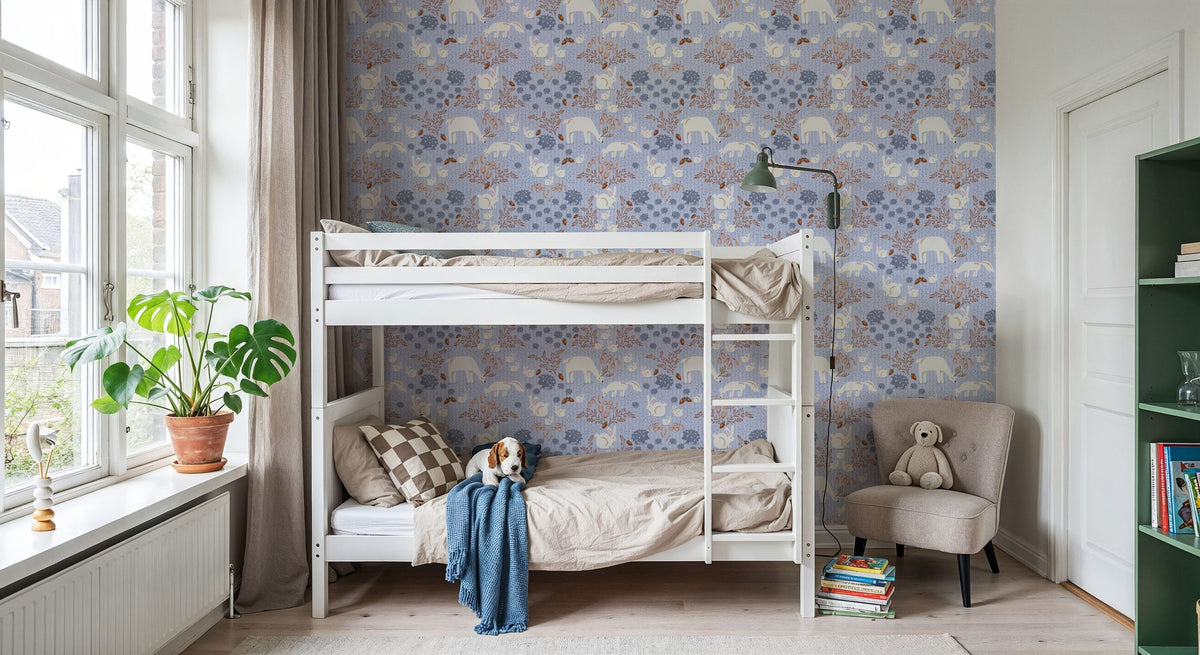 Welcome to the World, Sky Blue Mural Wallpaper - room preview 03