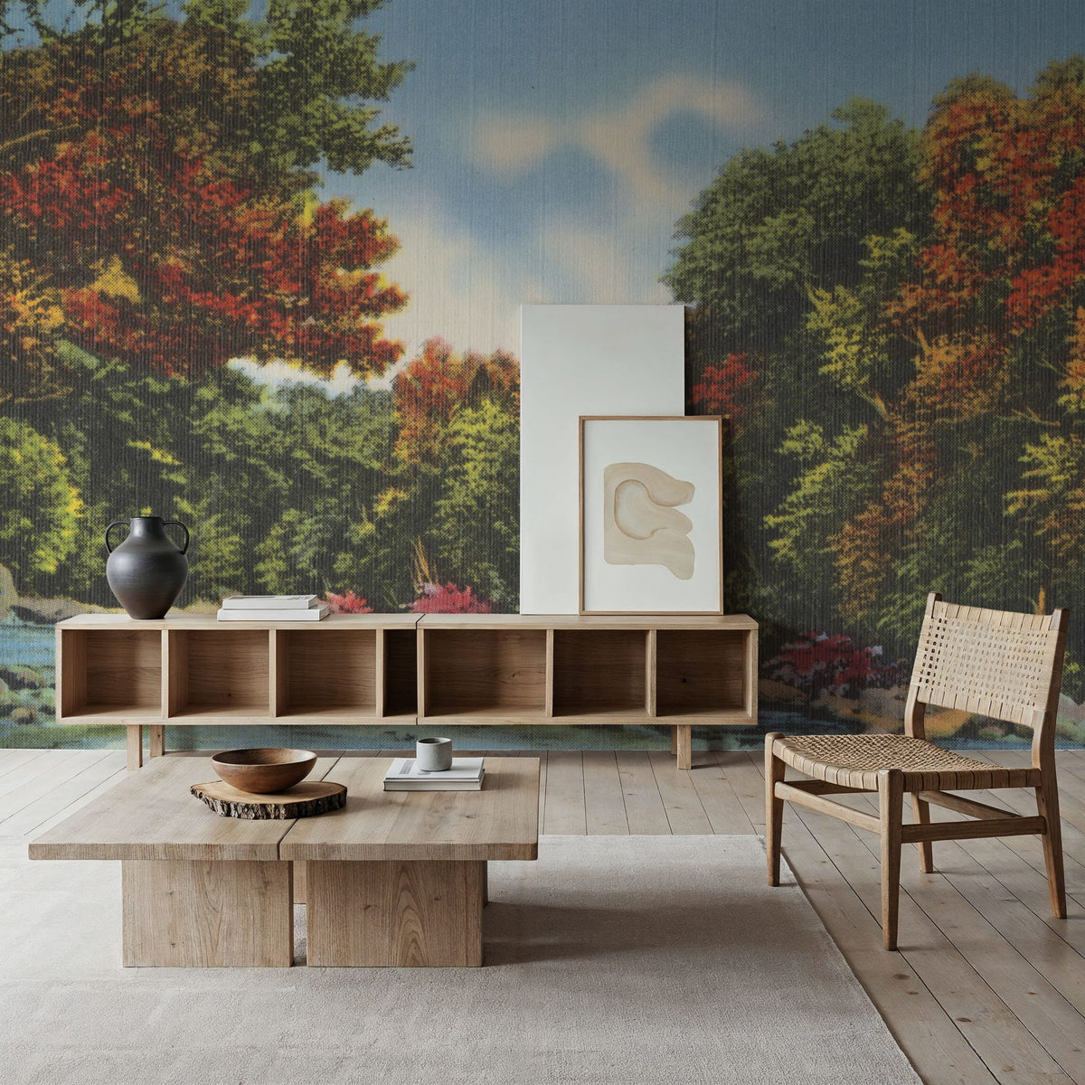Color River Mural Wallpaper - room preview 03