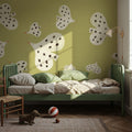 Birds Flying High, Lime Mural Wallpaper - room preview 03