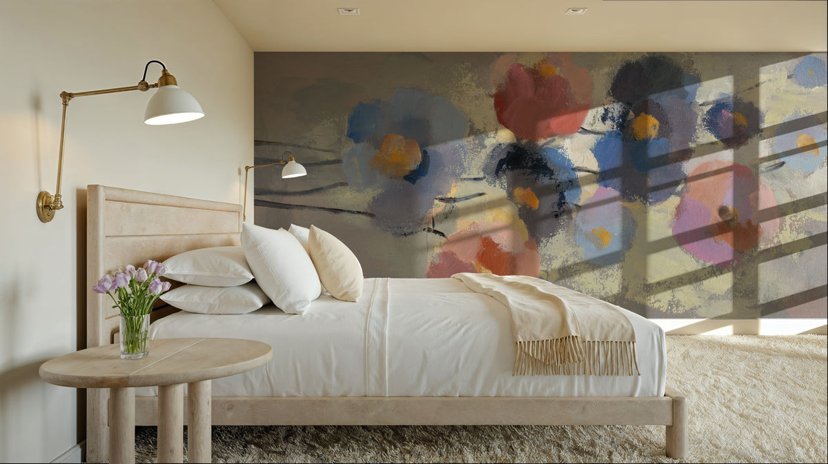 Delicate Floral I Mural Wallpaper - room preview 03