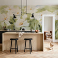 Daisy Meadow Mural Wallpaper - Warm Tone - room preview 03