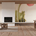 Garden Poppy Mural Wallpaper - room preview 03