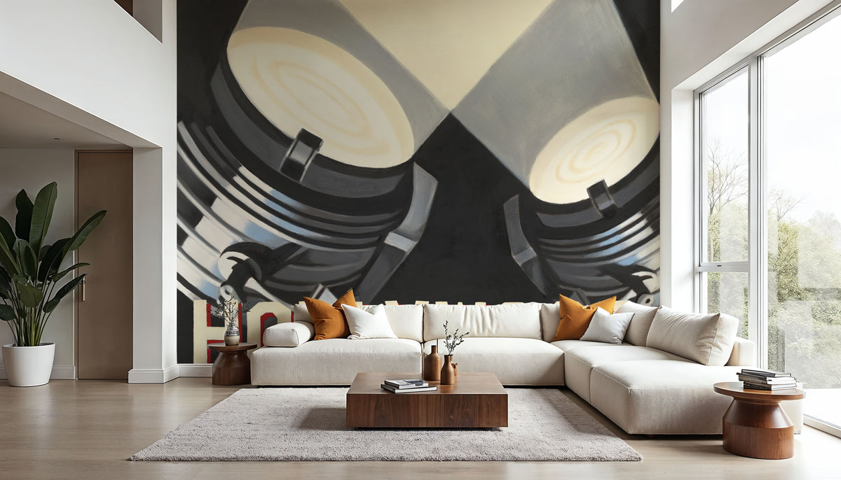 Hollywood Mural Wallpaper - room preview 03