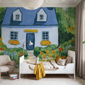 Full Bloom Cottage I Mural Wallpaper - room preview 03