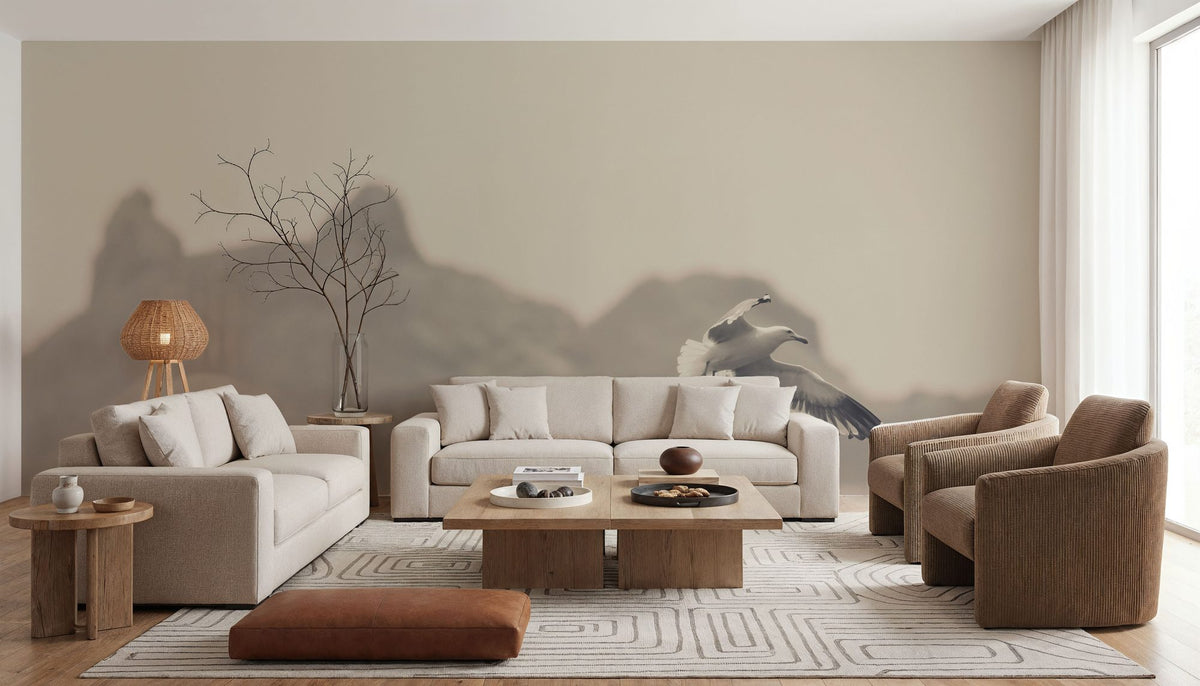 Oceanside Flight Mural Wallpaper - room preview 03