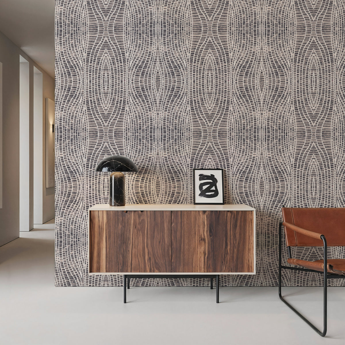 Stripes in Pattern Mural Wallpaper - room preview 03