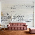 Textured Gold Mural Wallpaper - room preview 03