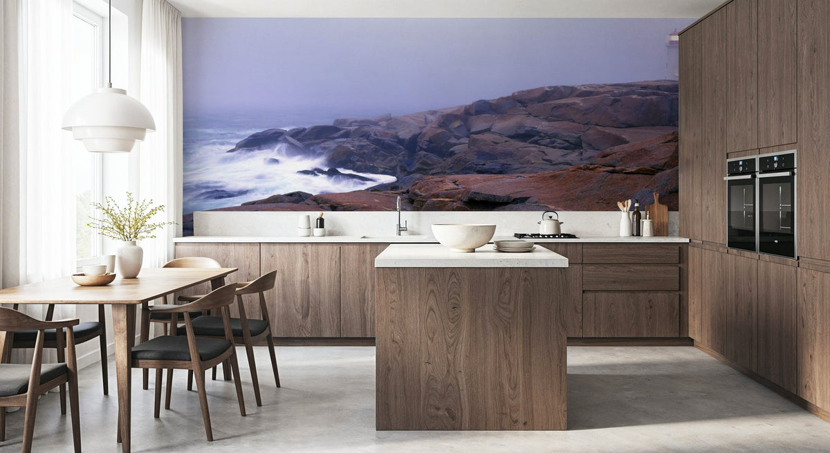 Peggy's Cove Lighthouse Mural Wallpaper - room preview 03