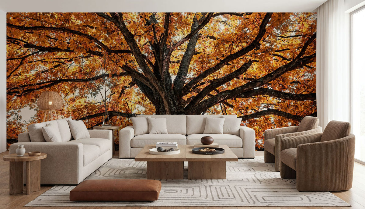 Fall Crown Mural Wallpaper - room preview 03