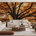 Fall Crown Mural Wallpaper - room preview 03
