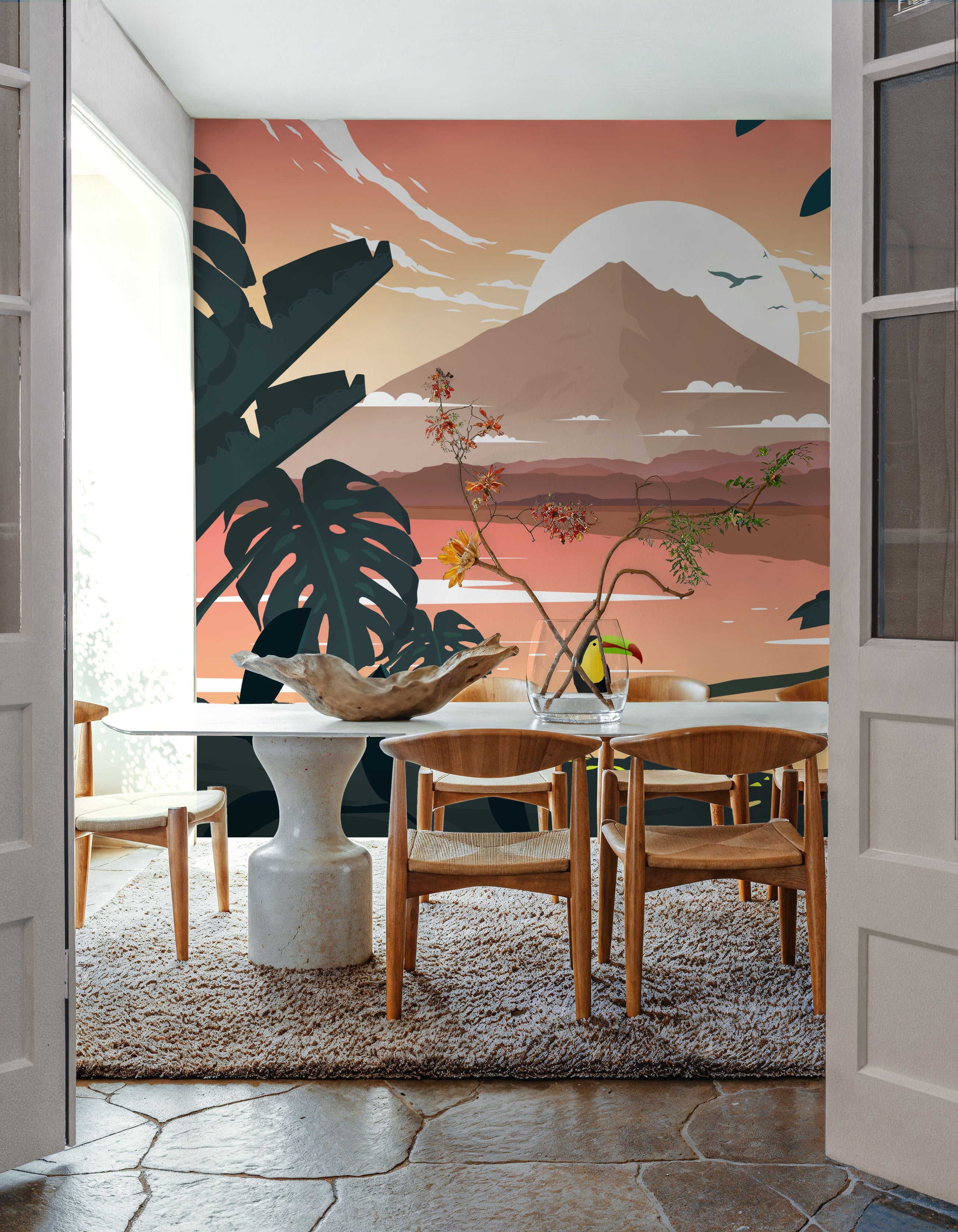 Travel Costa Rica Mural Wallpaper