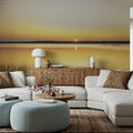 Golden Lake Whispers Mural Wallpaper - room preview 03