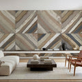 The Center II Abstract Dark Mural Wallpaper - room preview 03